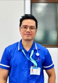 Photo of Gilbert Briones, Nurse at Warrington and Halton Hospitals.