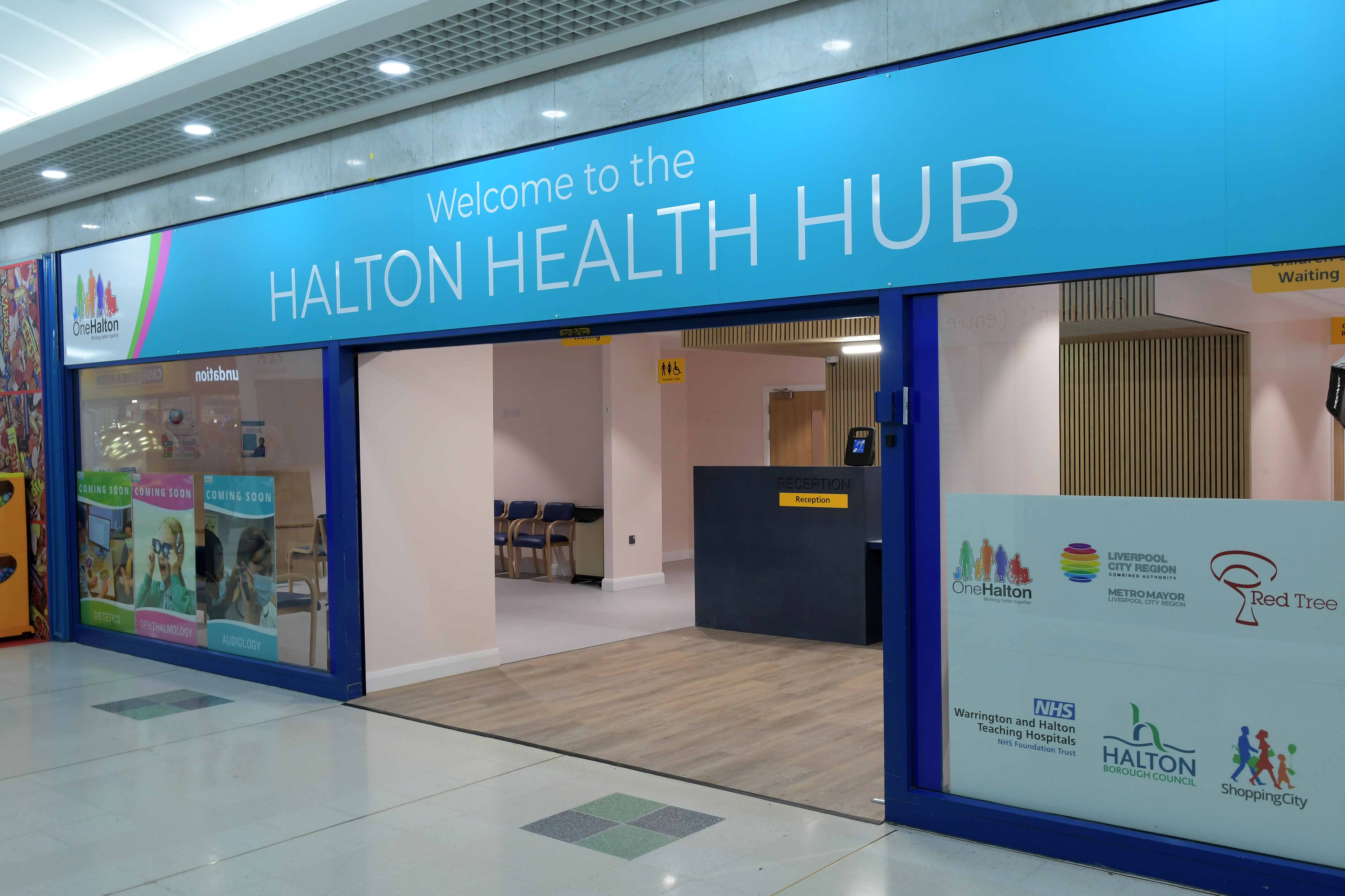 Halton Health Hub main entrance